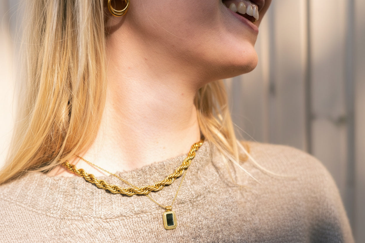 Milly classy ketting zwart